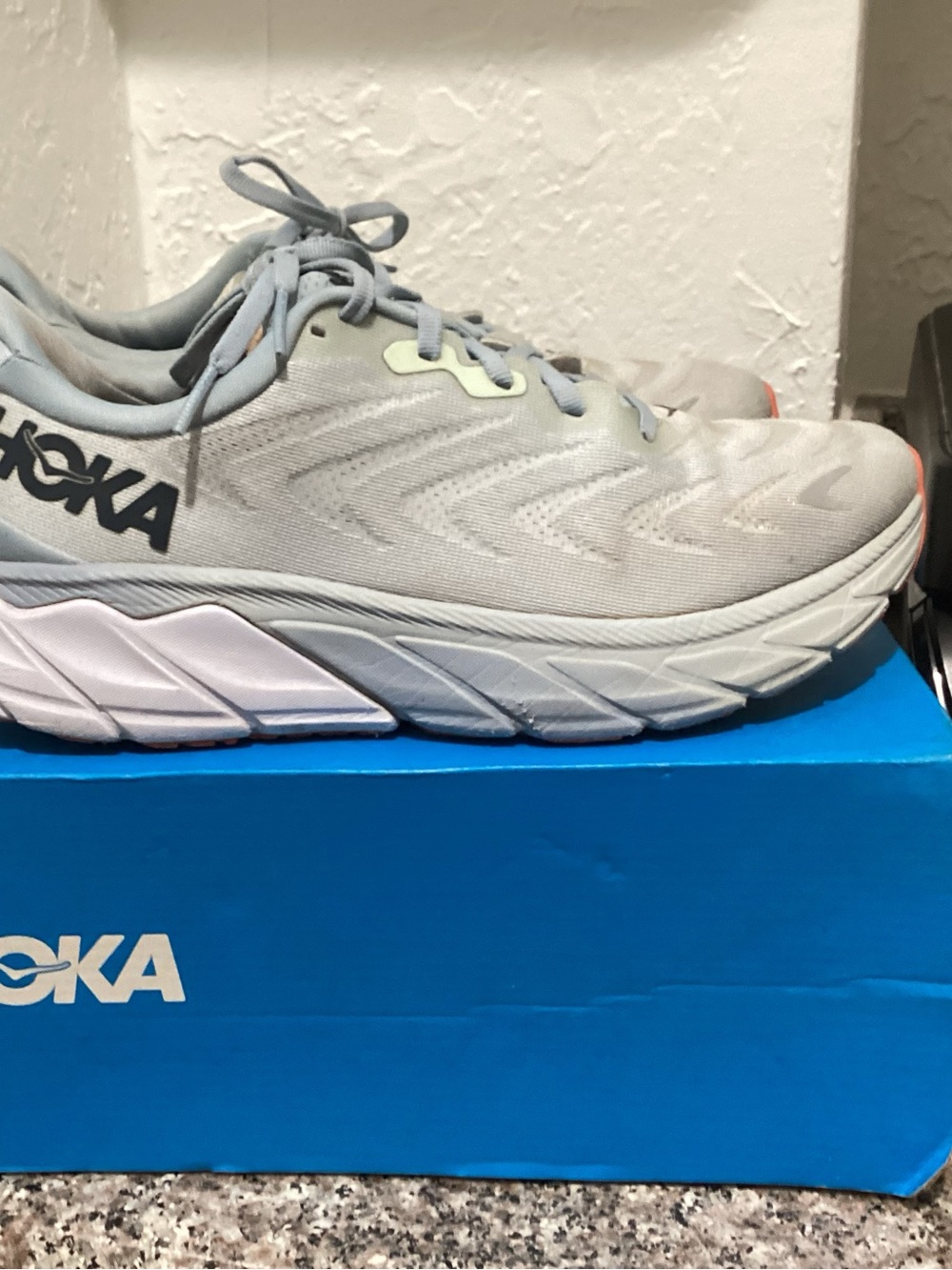 Hoka One One Light Blue Athletic Shoes